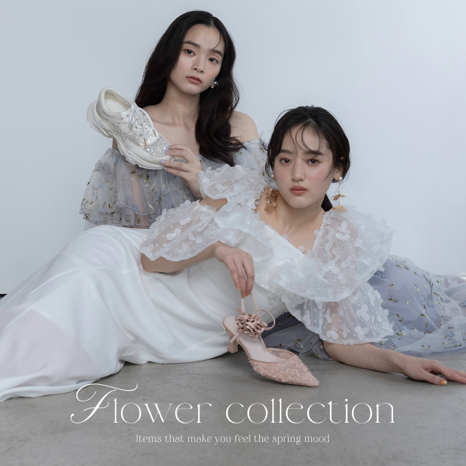 RANDA（ランダ）】 纏うだけで全身に春が宿るFLOWER COLLECTION 〈1月24日（金）発売開始〉