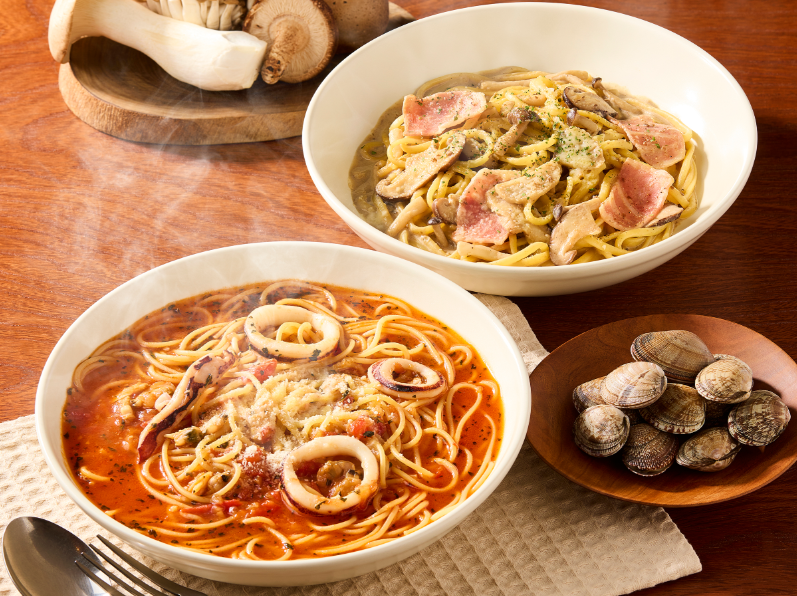 【カフェタイム】10月1日（水）～秋の味覚を楽しむ季節限定パスタ2品が登場！