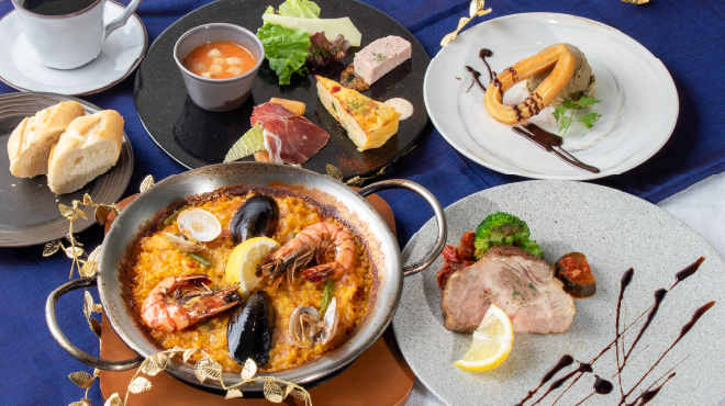 休日限定スパニッシュセット