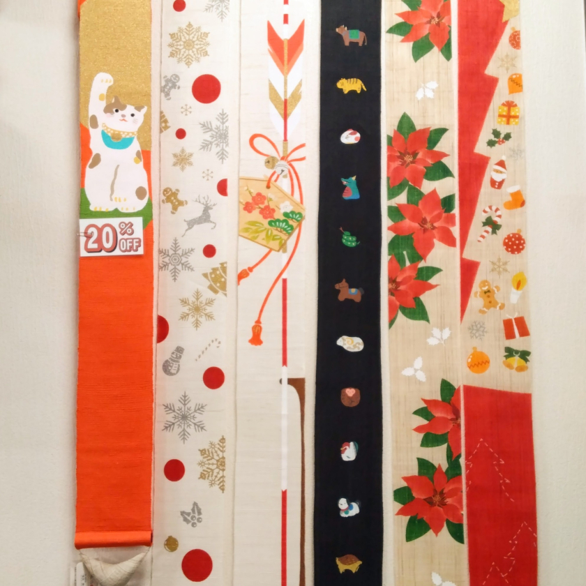 細タペストリーセール中です