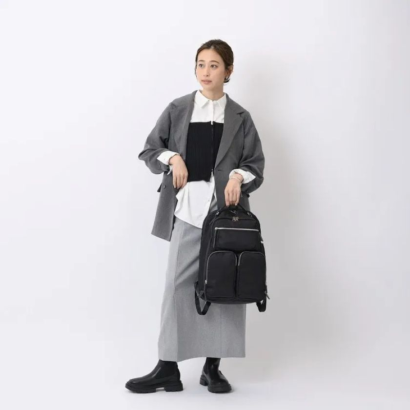 W&.Day/Night ミュッケ オーガナイズドリュック 大容量