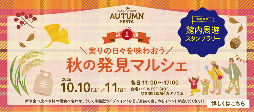 秋の発見マルシェ♪